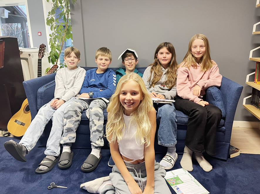 Elever ved Drøbak Montessoriskole